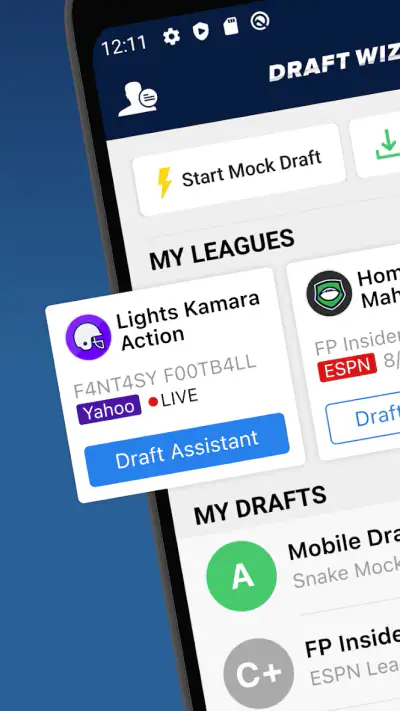 Fantasy Football Draft Wizard screenshot 1