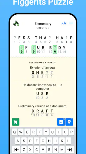 Figgerits - Word Puzzle Game screenshot 1