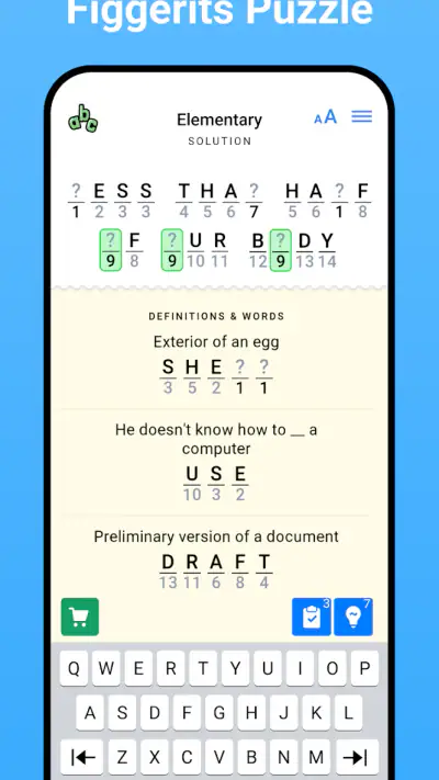 Figgerits - Word Puzzle Game screenshot 1