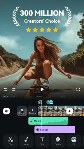 Filmora：AI Video Editor, Maker screenshot 1