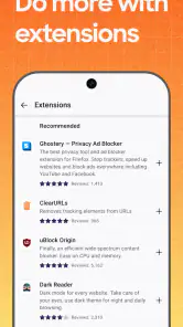 Firefox Fast & Private Browser screenshot