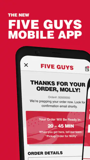 Five Guys Burgers & Fries screenshot 1