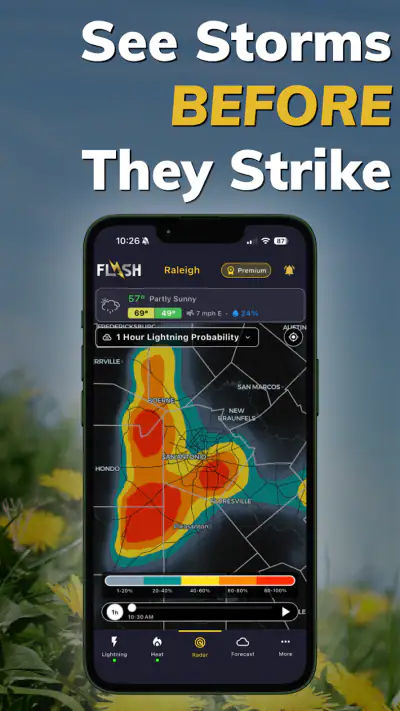 Flash Weather AI: Future Radar screenshot 1