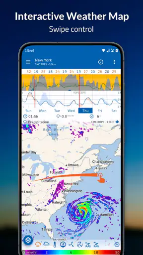 Flowx: Weather Map Forecast screenshot 1