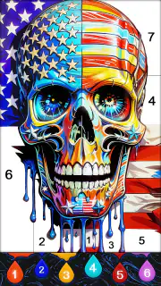 Fluid Art:Color By Number screenshot 4
