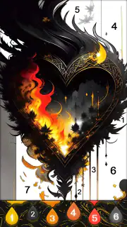 Fluid Art:Color By Number screenshot 5