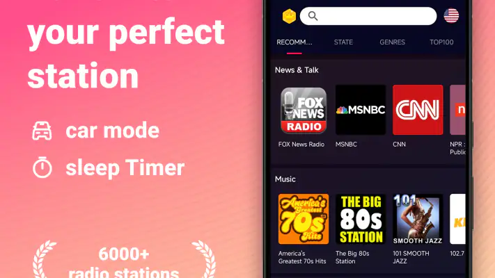 FM Radio, Live FM, Live radio screenshot 1