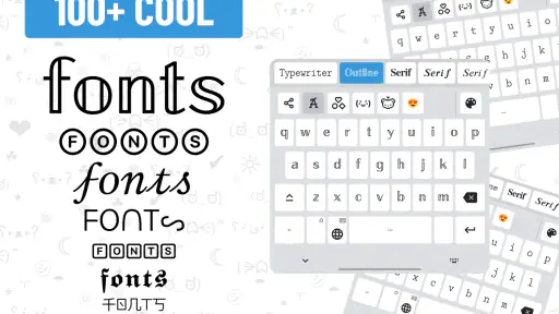 Fonts Keyboard screenshot