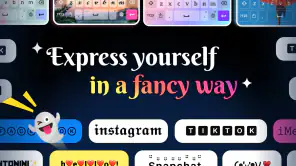 Fonts Keyboard Themes & Emoji screenshot 1