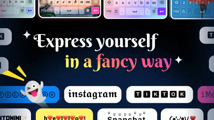 Fonts Keyboard Themes & Emoji screenshot 1
