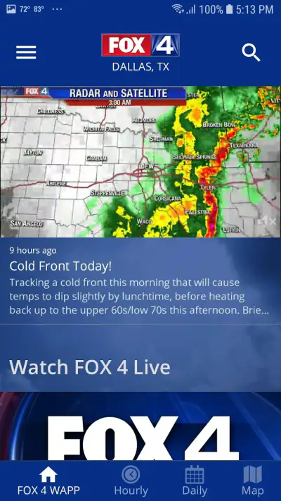 FOX 4 Dallas-Fort Worth: Weath screenshot 1
