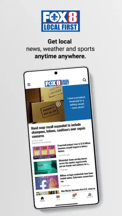 FOX 8 WVUE Mobile screenshot 1