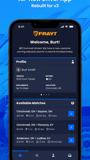 FRAYT Driver screenshot 1