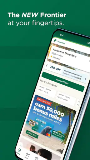 Frontier Airlines screenshot 1