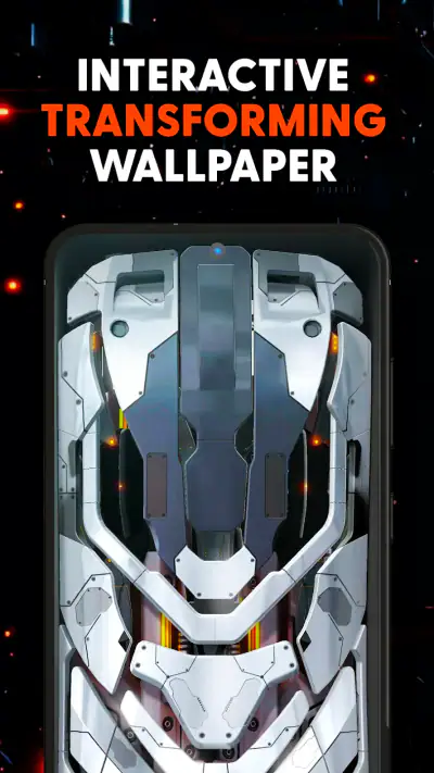 Futuristic 3D Tech Wallpaper screenshot 1