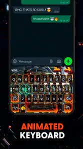 Futuristic 3D Tech Wallpaper screenshot