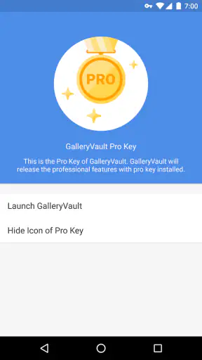 GalleryVault ProKey: Hide Pics screenshot 1
