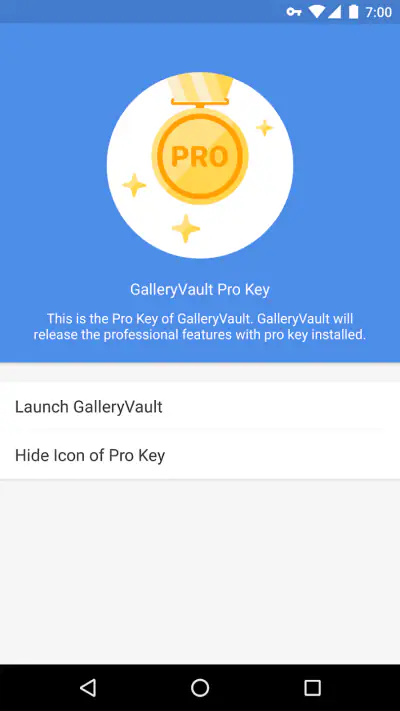 GalleryVault ProKey: Hide Pics screenshot 1