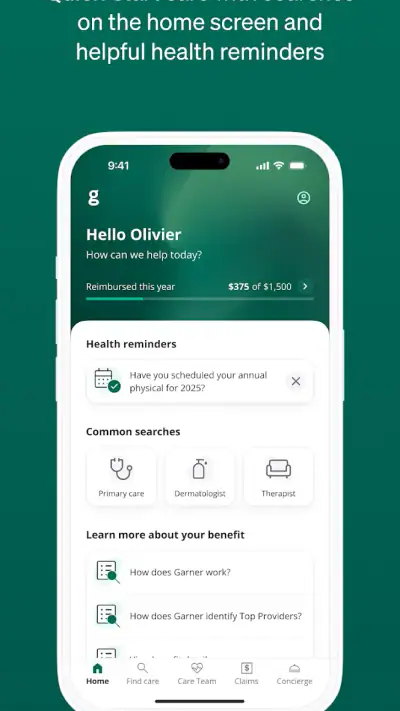 Garner Health screenshot 1
