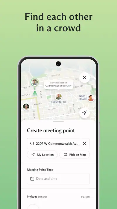 Gather: Family Location & GPS screenshot 1