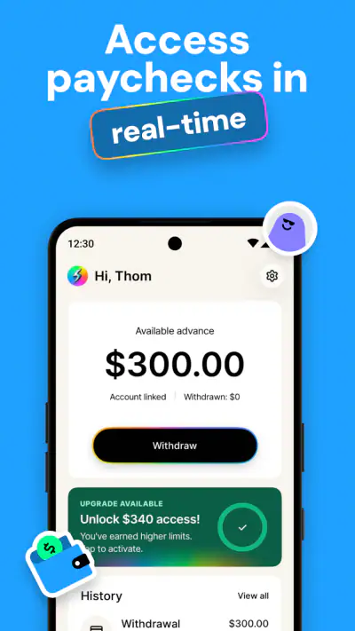 Get Paid Early: Cash Advance screenshot 1
