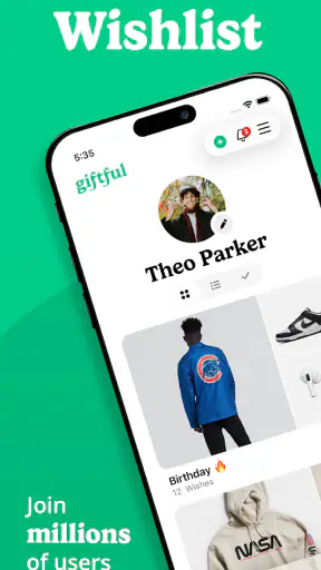 Giftful - Gift List & Wishlist screenshot 1