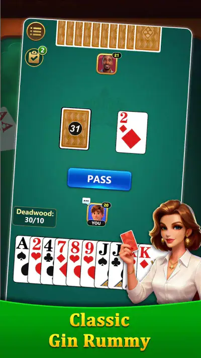 Gin Rummy Classic screenshot 1