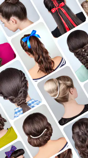Girls Hairstyle Step By Step screenshot 1