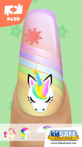 Girls Nail Salon - Kids Games screenshot 1