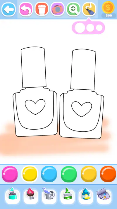 Glitter Beauty Coloring Pages screenshot 1