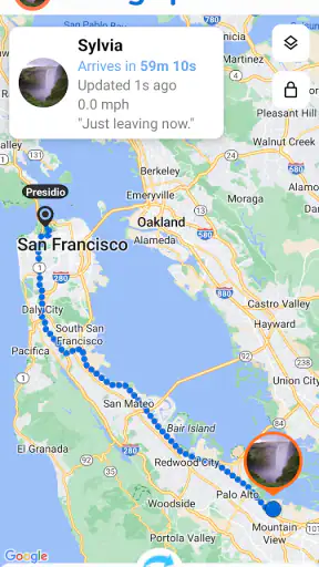 Glympse - Share GPS location screenshot 1