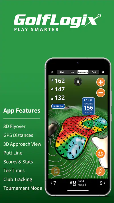 GolfLogix Golf GPS + 3D Putts screenshot 1