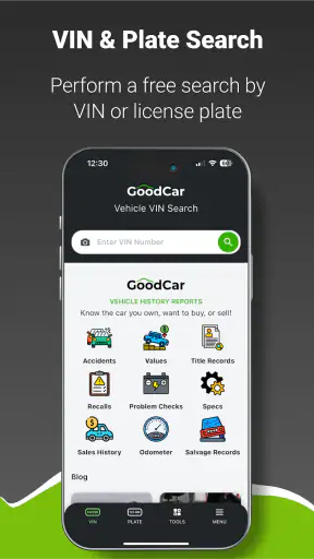 GOODCAR - VIN & Plate Lookups screenshot 1