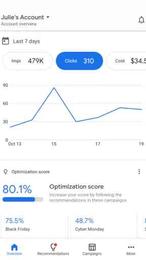 Google Ads screenshot 1