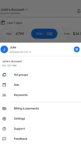 Google Ads screenshot