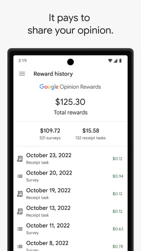 Google Opinion Rewards screenshot 1