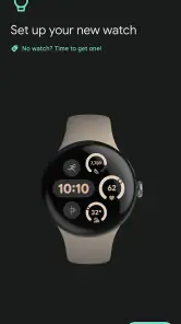 Google Pixel Watch screenshot