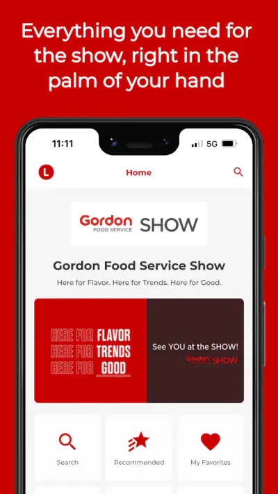 Gordon Food Service Shows screenshot 1