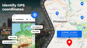 GPS Coordinates Locator Map screenshot 1