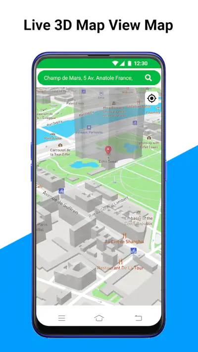 GPS Earth Live Satellite Maps screenshot 1