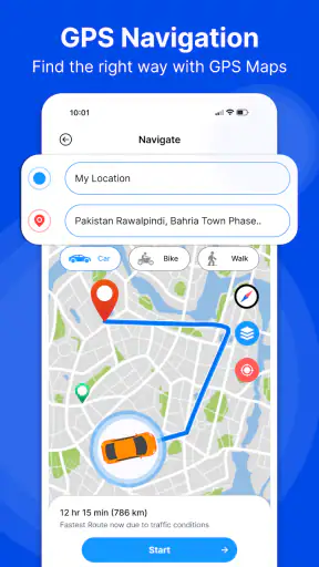 GPS Maps Navigation GPS Camera screenshot 1