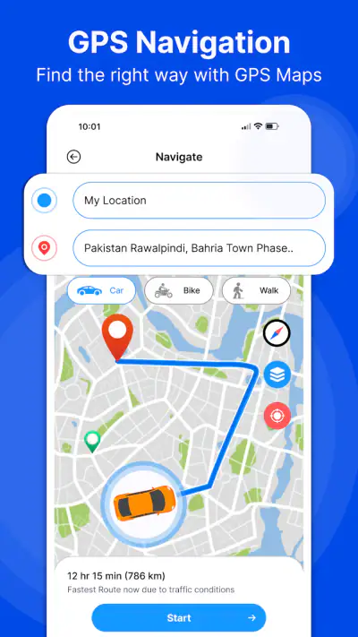 GPS Maps Navigation GPS Camera screenshot 1