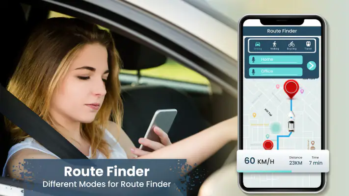 GPS Navigation Live Map Road screenshot 1