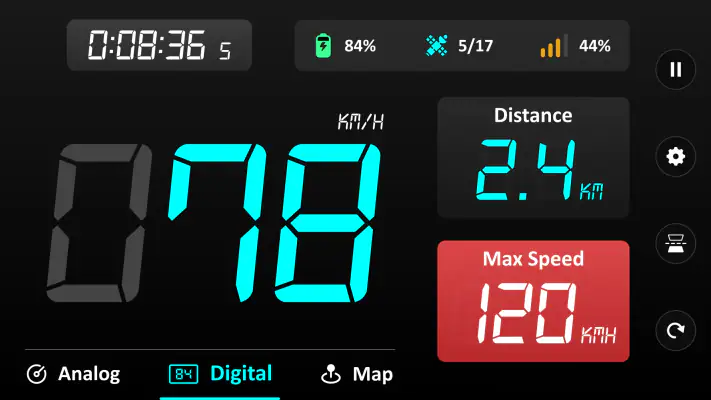 GPS Speedometer - Odometer App screenshot 1