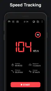 GPS Speedometer : Odometer HUD screenshot
