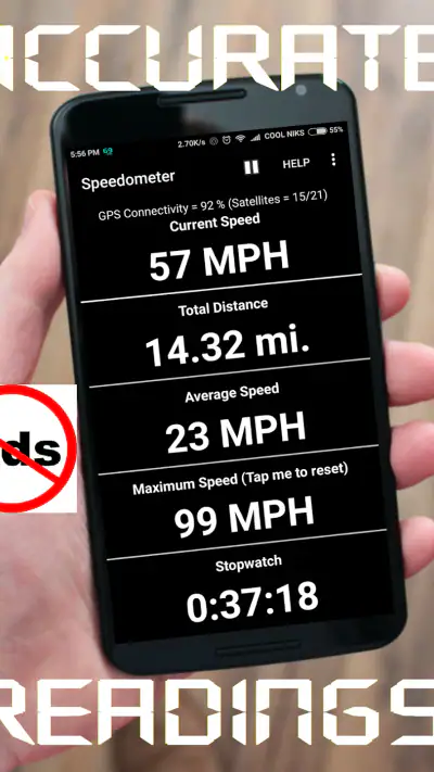 GPS Speedometer Odometer (Pro) screenshot 1