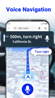 GPS Voice Navigation: Live Map screenshot 2