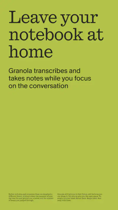 Granola - AI Meeting Notes screenshot 1