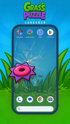 Grass Puzzle Launcher screenshot 1