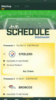 Green Bay Packers screenshot 2